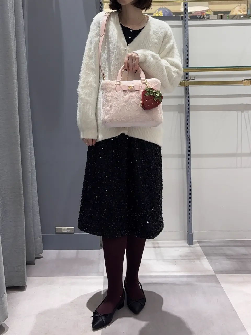 いちごコインケース/Maison de FLEUR（メゾン ド フルール）のポーチ