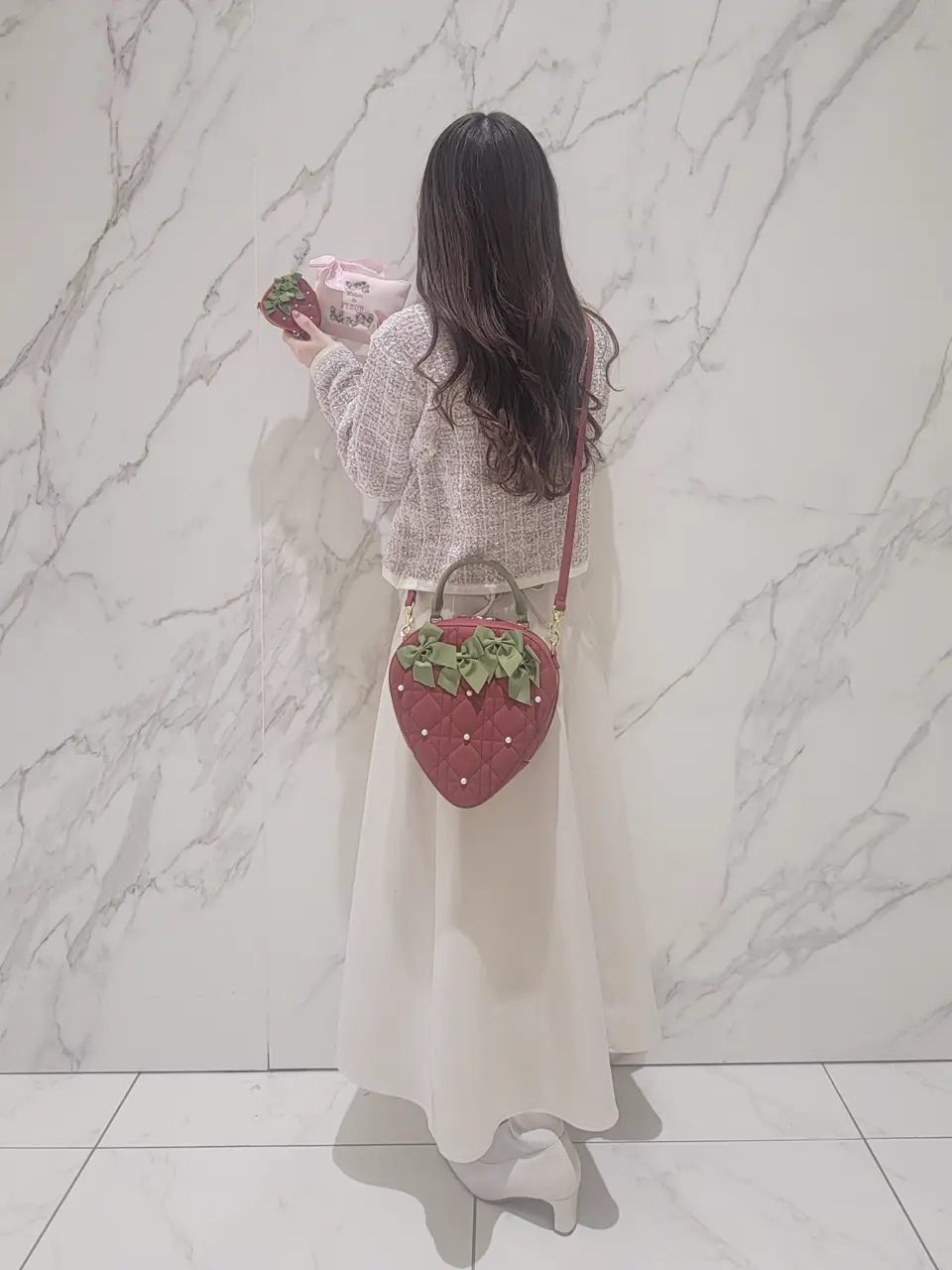 いちごショルダーバッグ/Maison de FLEUR（メゾン ド フルール）の