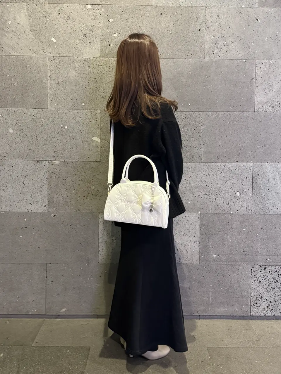 リボンキルティング2Wayボストンバッグ/Maison de FLEUR（メゾン ド