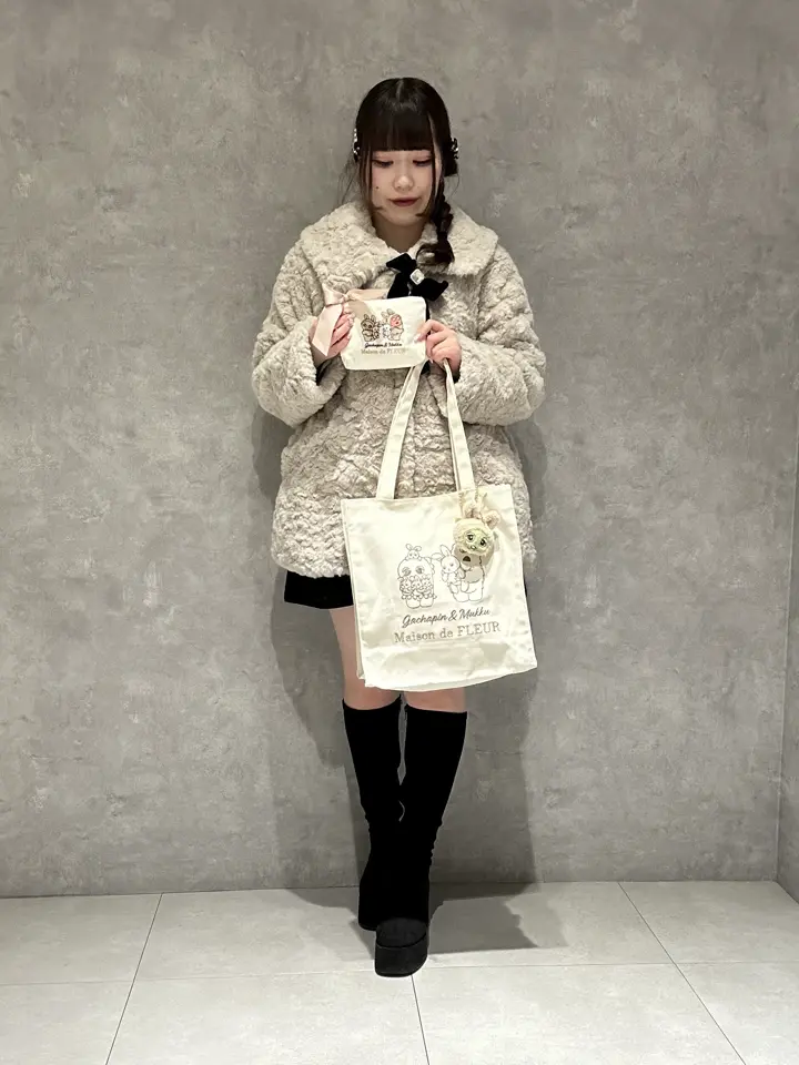 ガチャピンとムック ポーチ/Maison de FLEUR（メゾン ド フルール）の