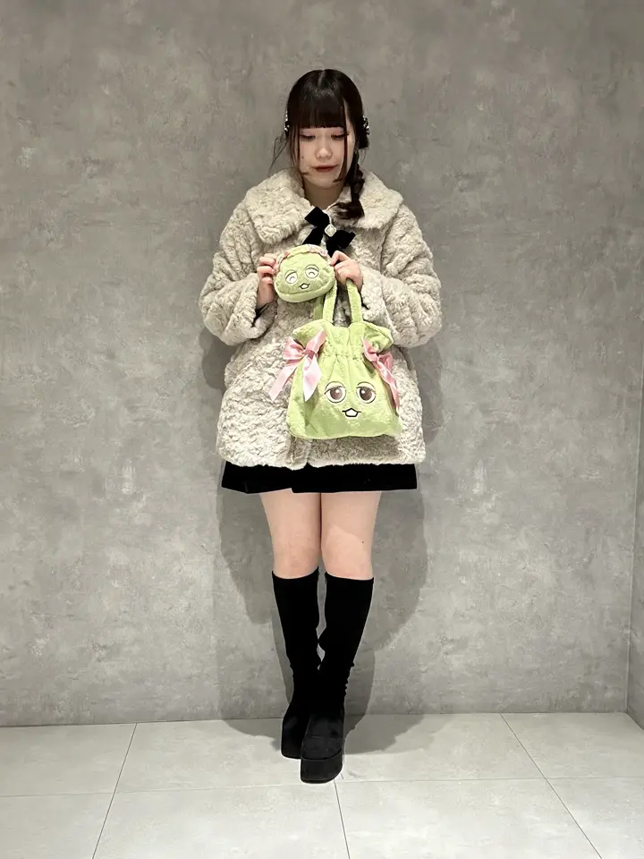 ガチャピン フェイスポーチ/Maison de FLEUR（メゾン ド フルール）の