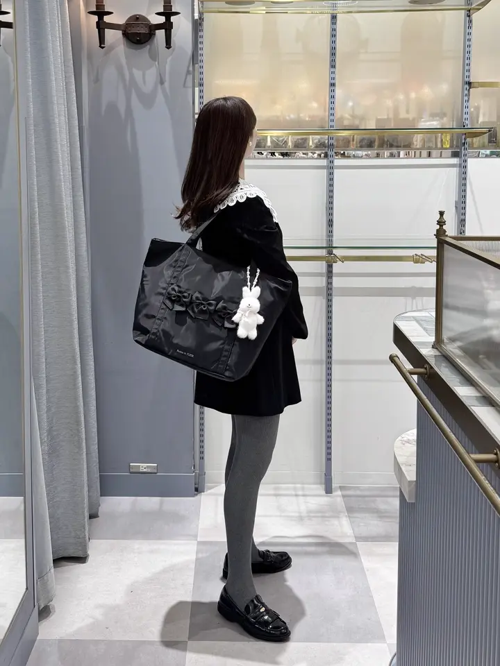 撥水加工リボンキャリーオンバッグ/Maison de FLEUR（メゾン ド