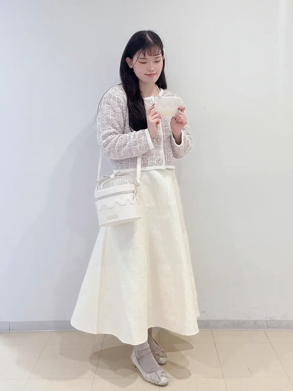 FLEURチョコレートキューブバッグ/Maison de FLEUR（メゾン ド