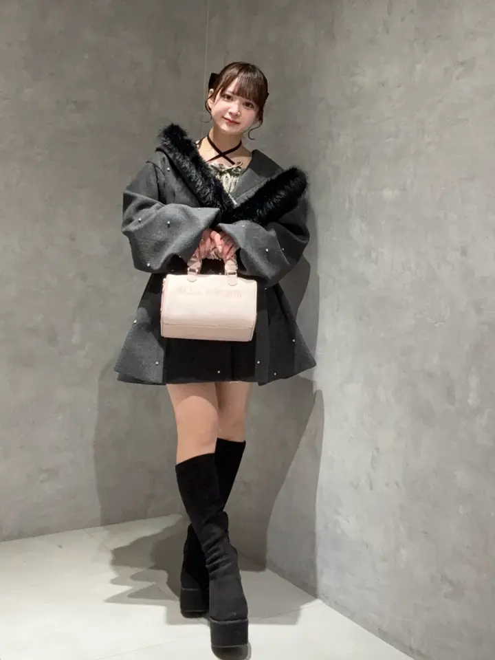 レース2Wayボストンバッグ/Maison de FLEUR（メゾン ド フルール）の