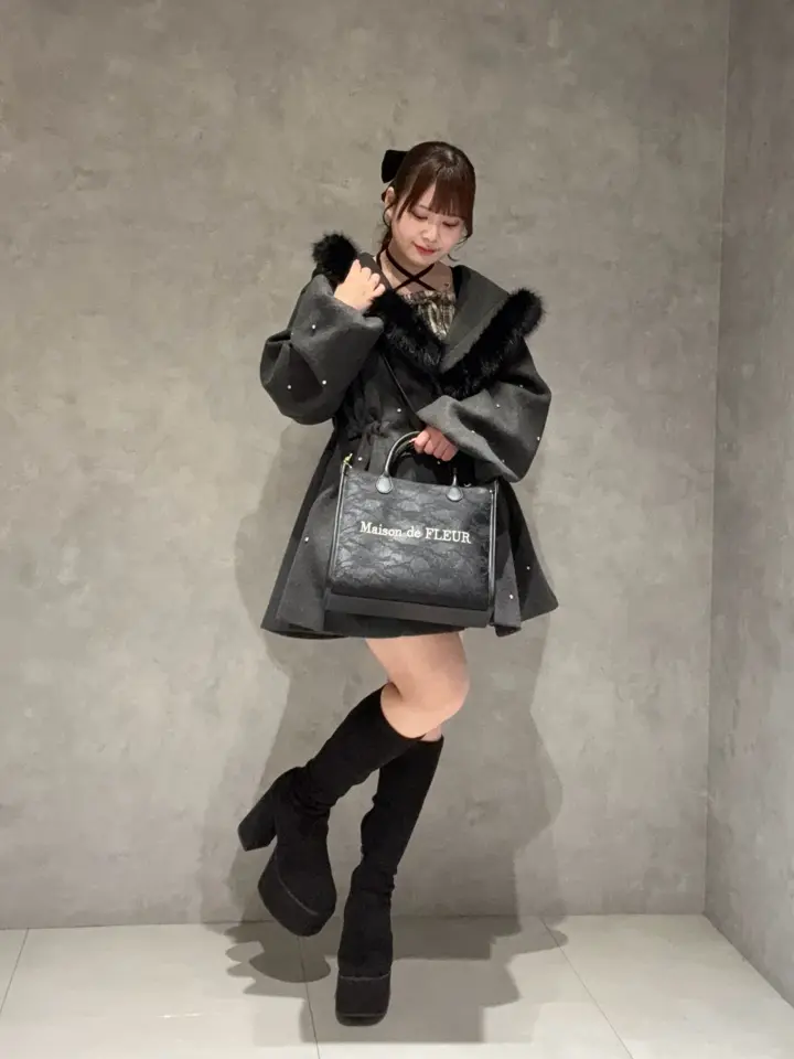 【ルミネ限定】新品♡メゾンドフルール♡レースビジューショルダーバッグ♡ Maison de FLEUR - 【ルミネ限定】新品♡メゾンドフルール♡レース
