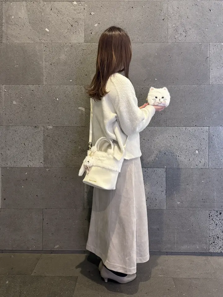 ビッグコラコラファーバッグ☆ ジョリーフルール ねこフェイクファーバッグ/Maison de FLEUR（メゾン ド フルール）の