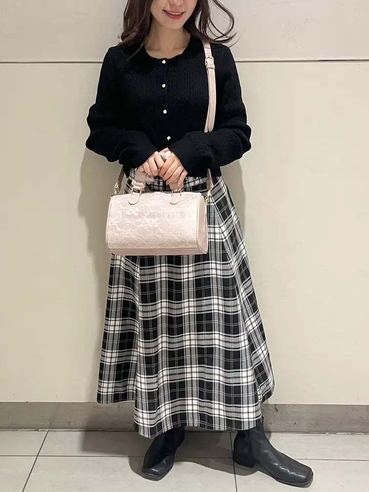 レース2Wayボストンバッグ/Maison de FLEUR（メゾン ド フルール）の
