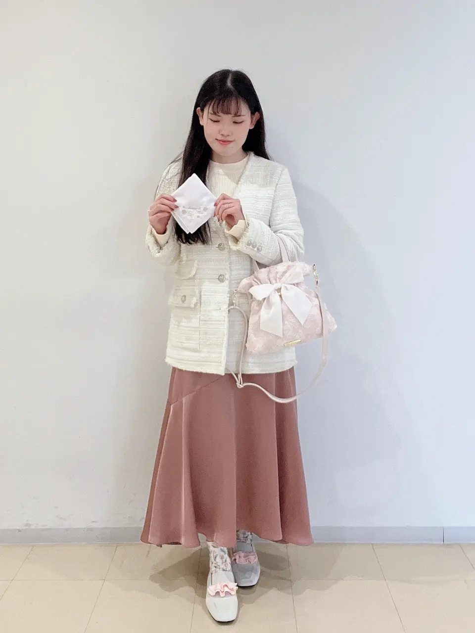 桜リボン2Wayトートバッグ/Maison de FLEUR（メゾン ド フルール）の