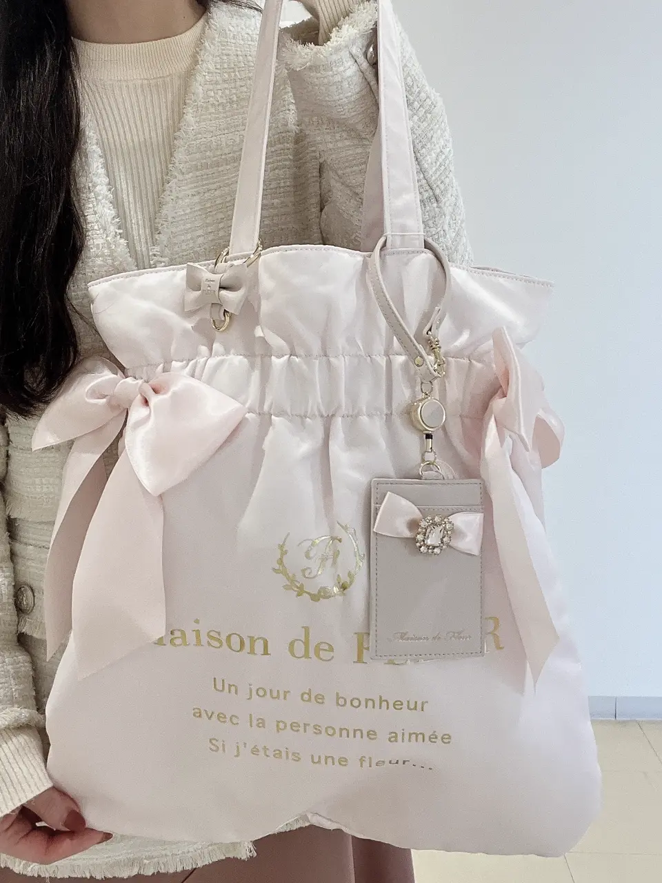 首里道屯織（しゅりろーとんおり）リメイクトートバッグ バンブーハンドル 2/1/2026のHarumiの投稿