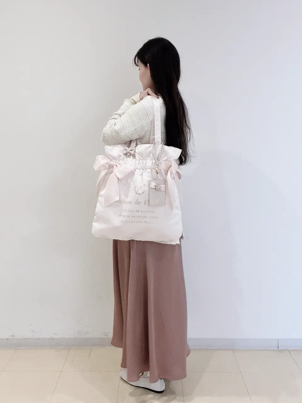 首里道屯織（しゅりろーとんおり）リメイクトートバッグ バンブーハンドル 2/1/2026のHarumiの投稿