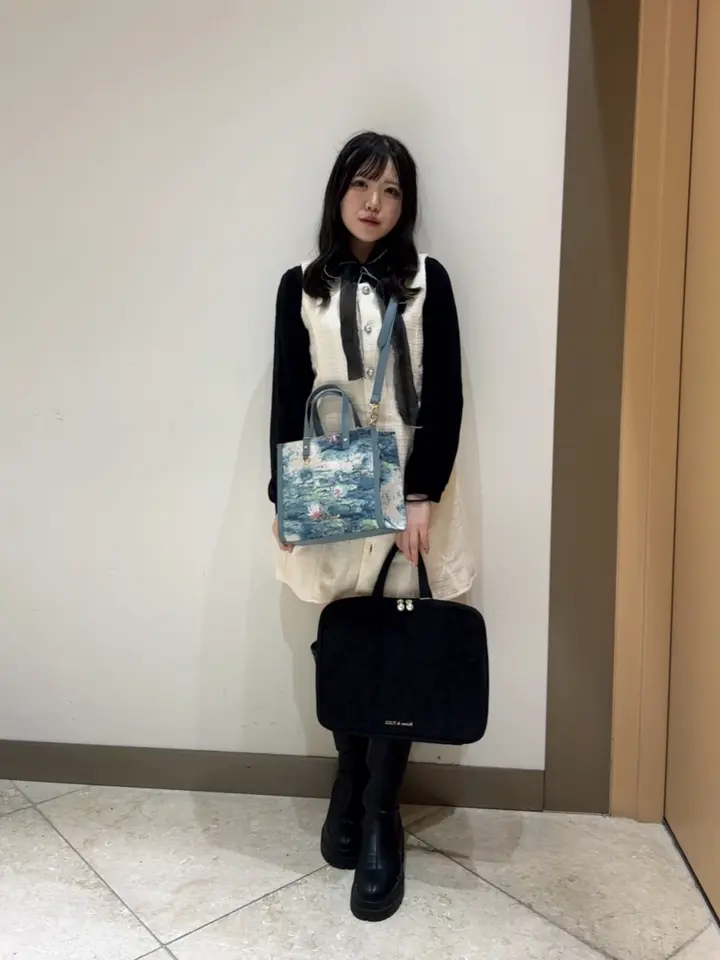 ゴブラン2Wayスクエアトート/Maison de FLEUR（メゾン ド フルール）の