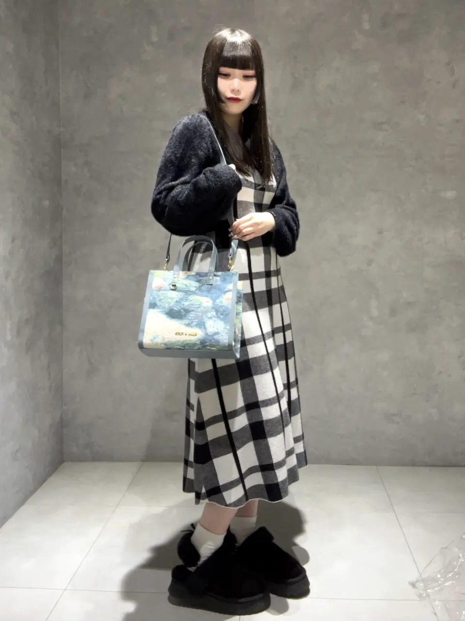 ゴブラン2Wayスクエアトート/Maison de FLEUR（メゾン ド フルール）の