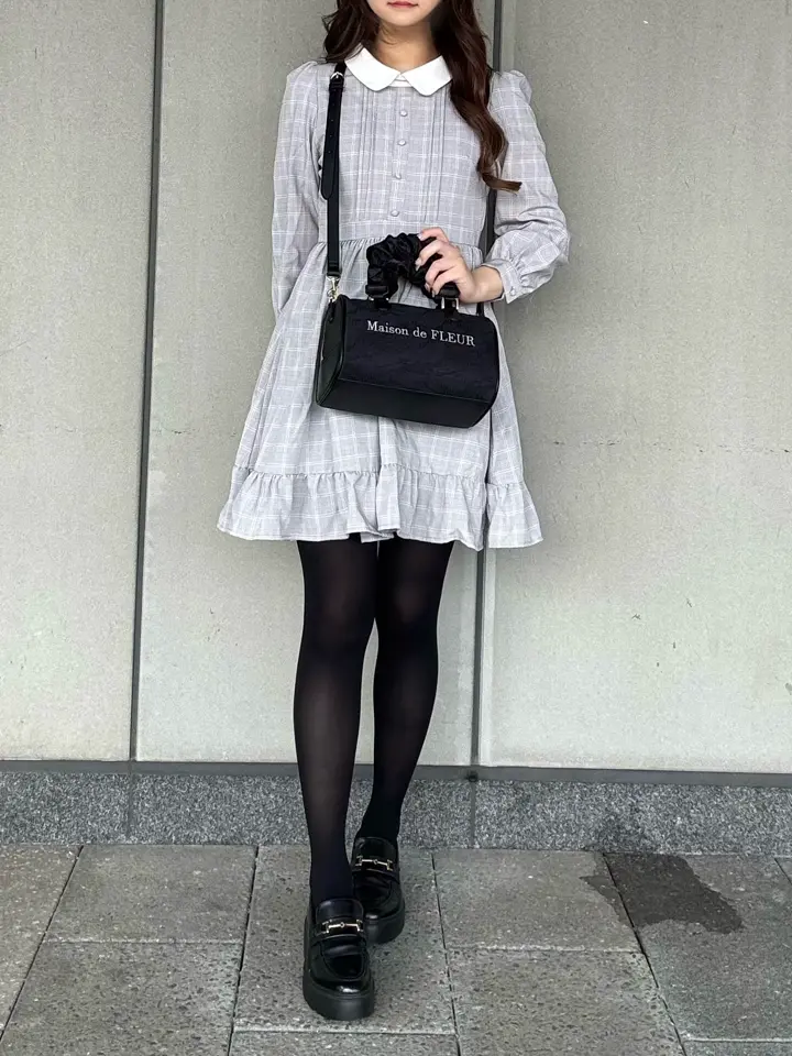 レース2Wayボストンバッグ/Maison de FLEUR（メゾン ド フルール）の