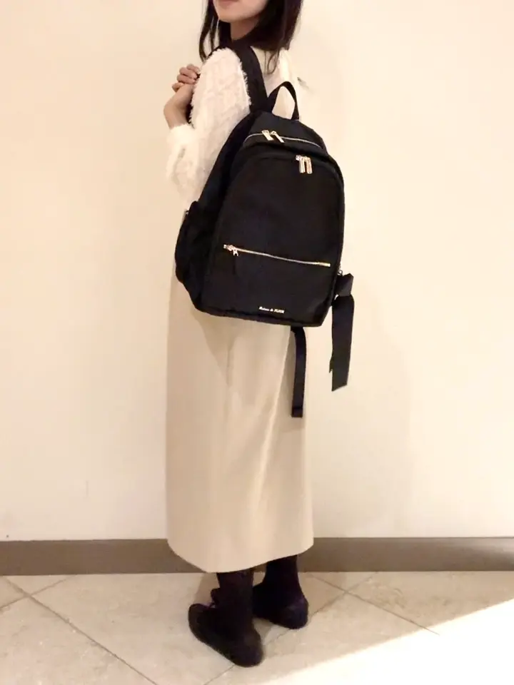 撥水加工/19L】ポケットリュック/Maison de FLEUR（メゾン ド フルール