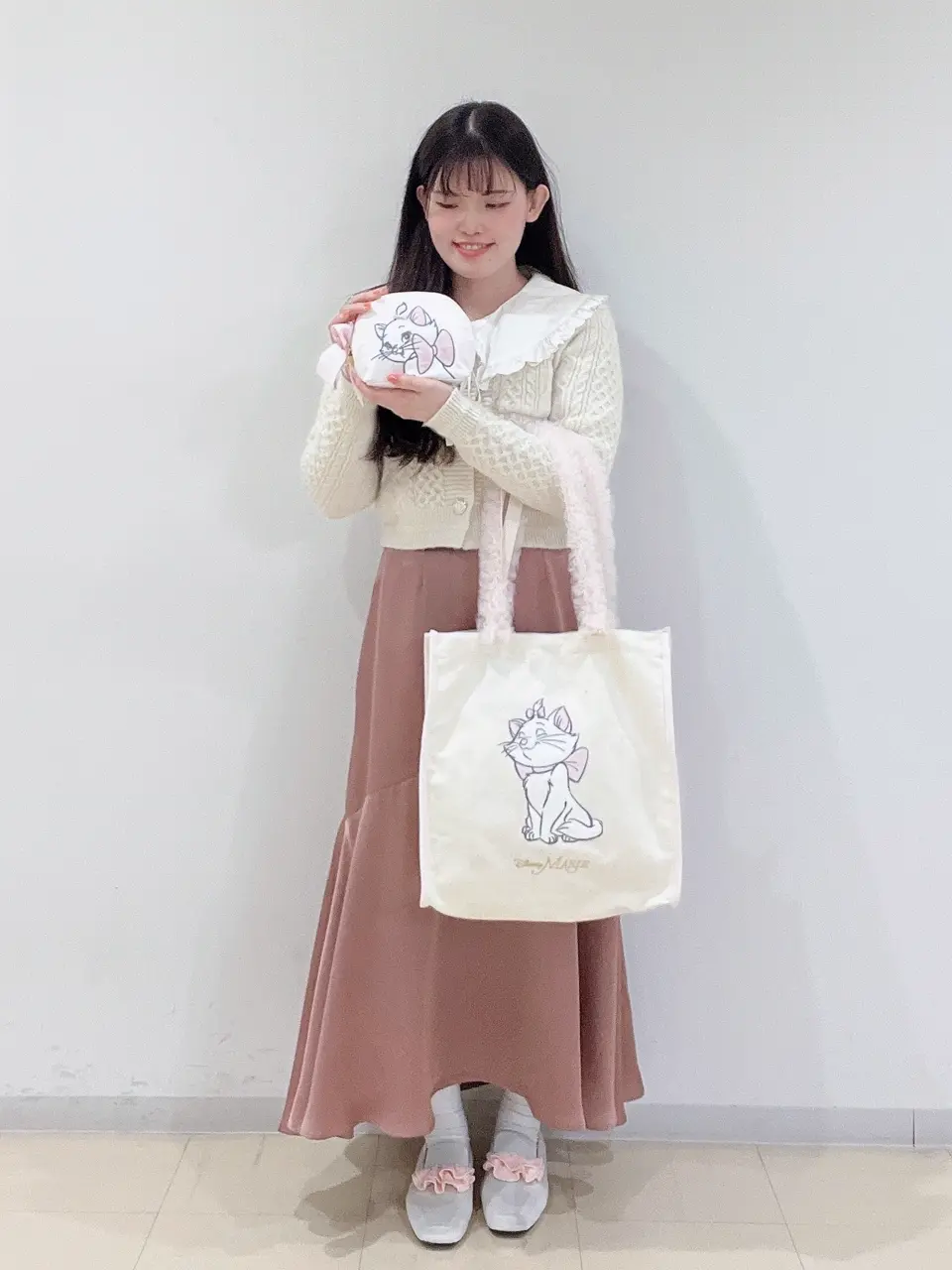 Disney Marie/ラウンドポーチ/Maison de FLEUR（メゾン ド フルール