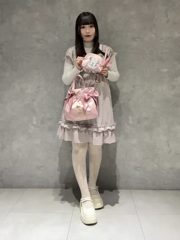 Minnie Mouse/ダブルリボン2Wayトート/Maison de FLEUR（メゾン ド