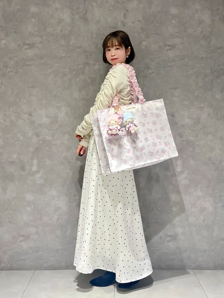 リトルツインスターズ フリルハンドルトート/Maison de FLEUR（メゾン