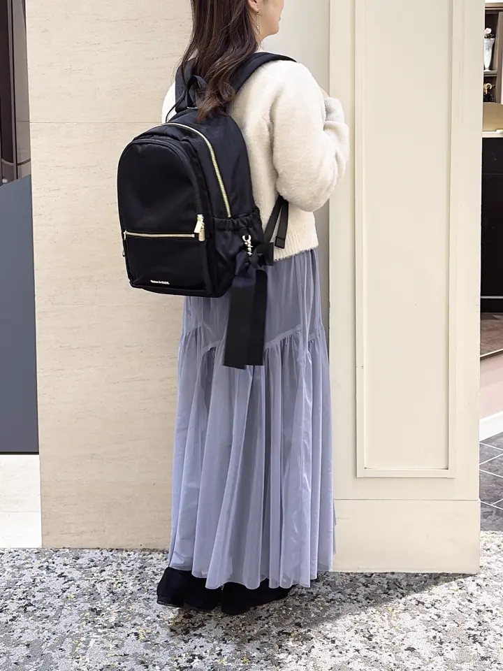 撥水加工/19L】ポケットリュック/Maison de FLEUR（メゾン ド フルール
