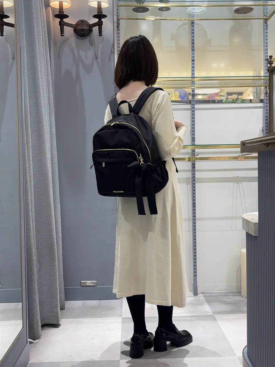 撥水加工/19L】キャリーオンリュック/Maison de FLEUR（メゾン ド