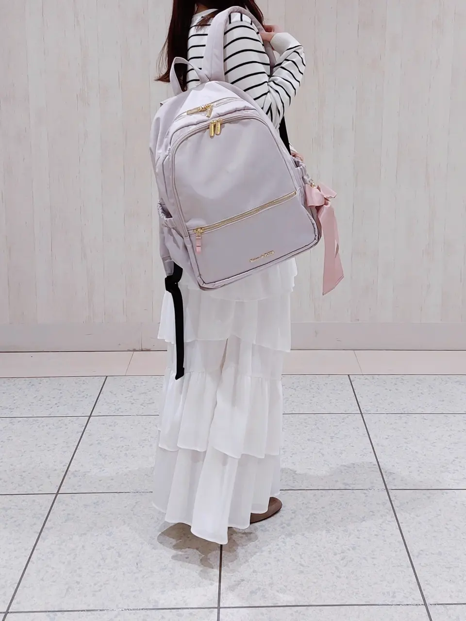 撥水加工/19L】ポケットリュック/Maison de FLEUR（メゾン ド フルール