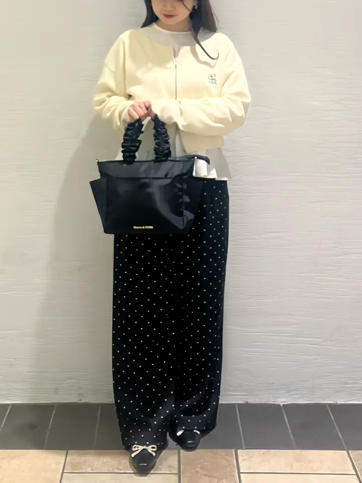 撥水加工フリルハンドル2Wayトートバッグ/Maison de FLEUR（メゾン ド