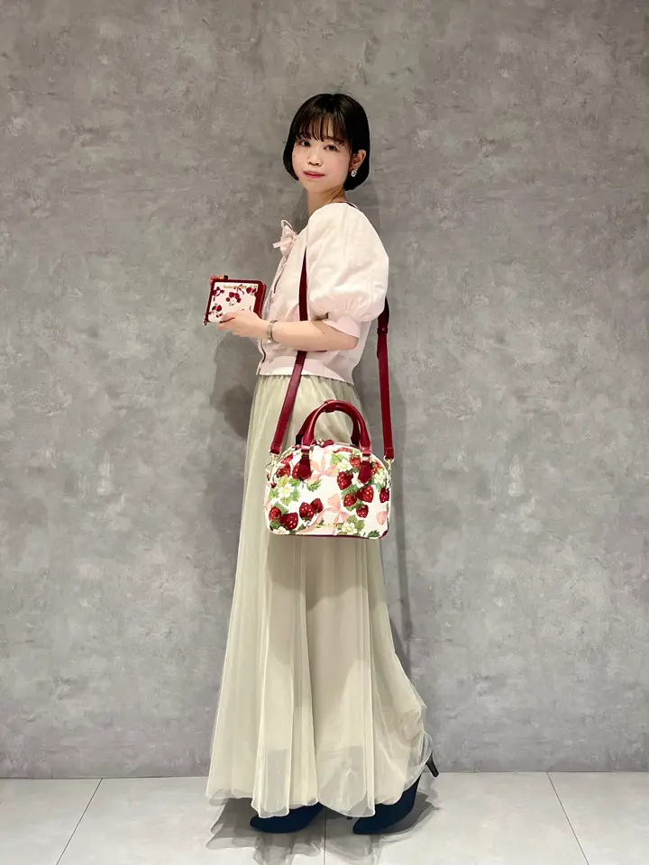 いちごゴブラン2Wayボストンバッグ/Maison de FLEUR（メゾン ド