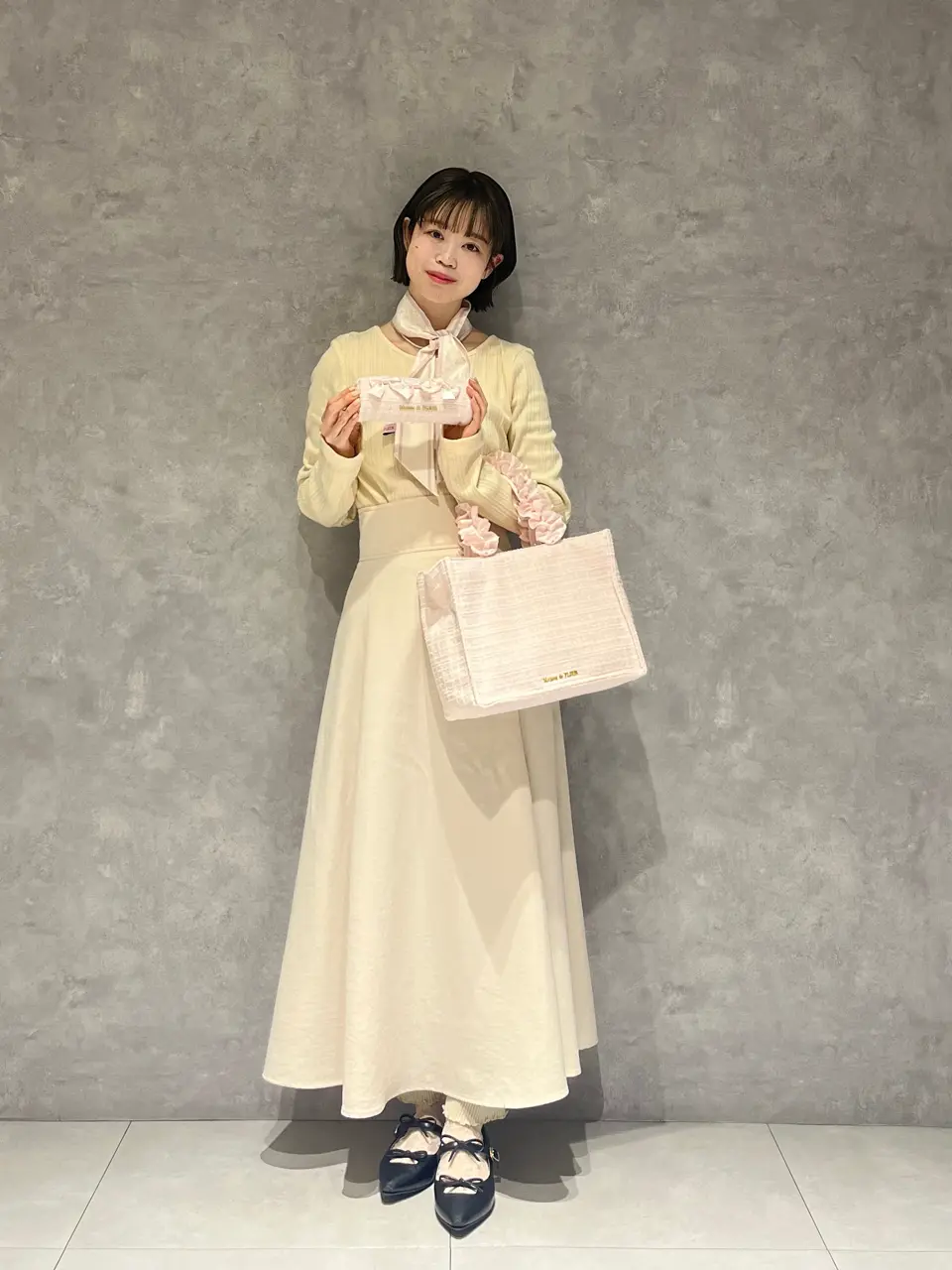ツイードリボンロングポーチ/Maison de FLEUR（メゾン ド フルール）の