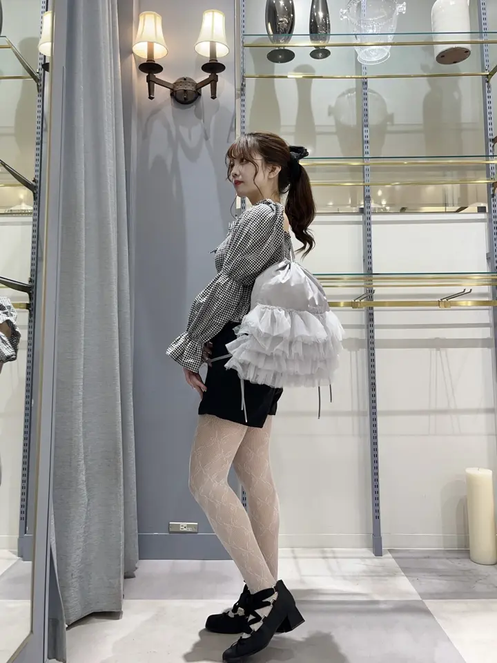 チュールフリルナップサック/Maison de FLEUR（メゾン ド フルール）の