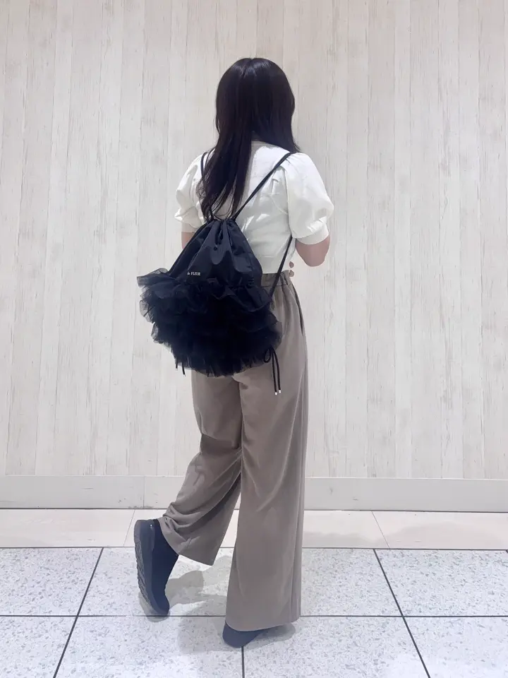 チュールフリルナップサック/Maison de FLEUR（メゾン ド フルール）の