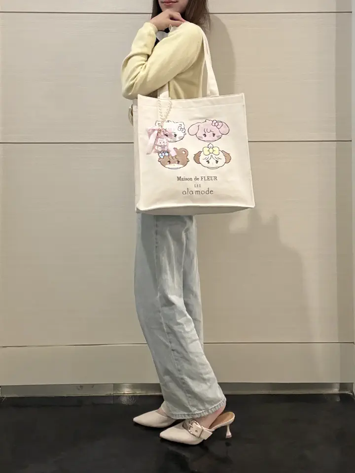 Lil ala mode スクエアトートバッグ/Maison de FLEUR（メゾン ド