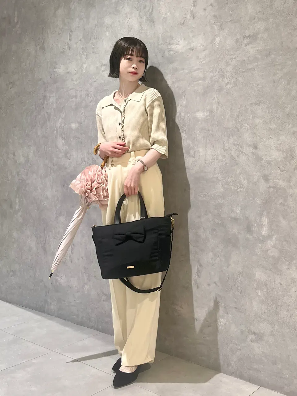撥水加工】2Wayトートバッグ/Maison de FLEUR（メゾン ド フルール）の