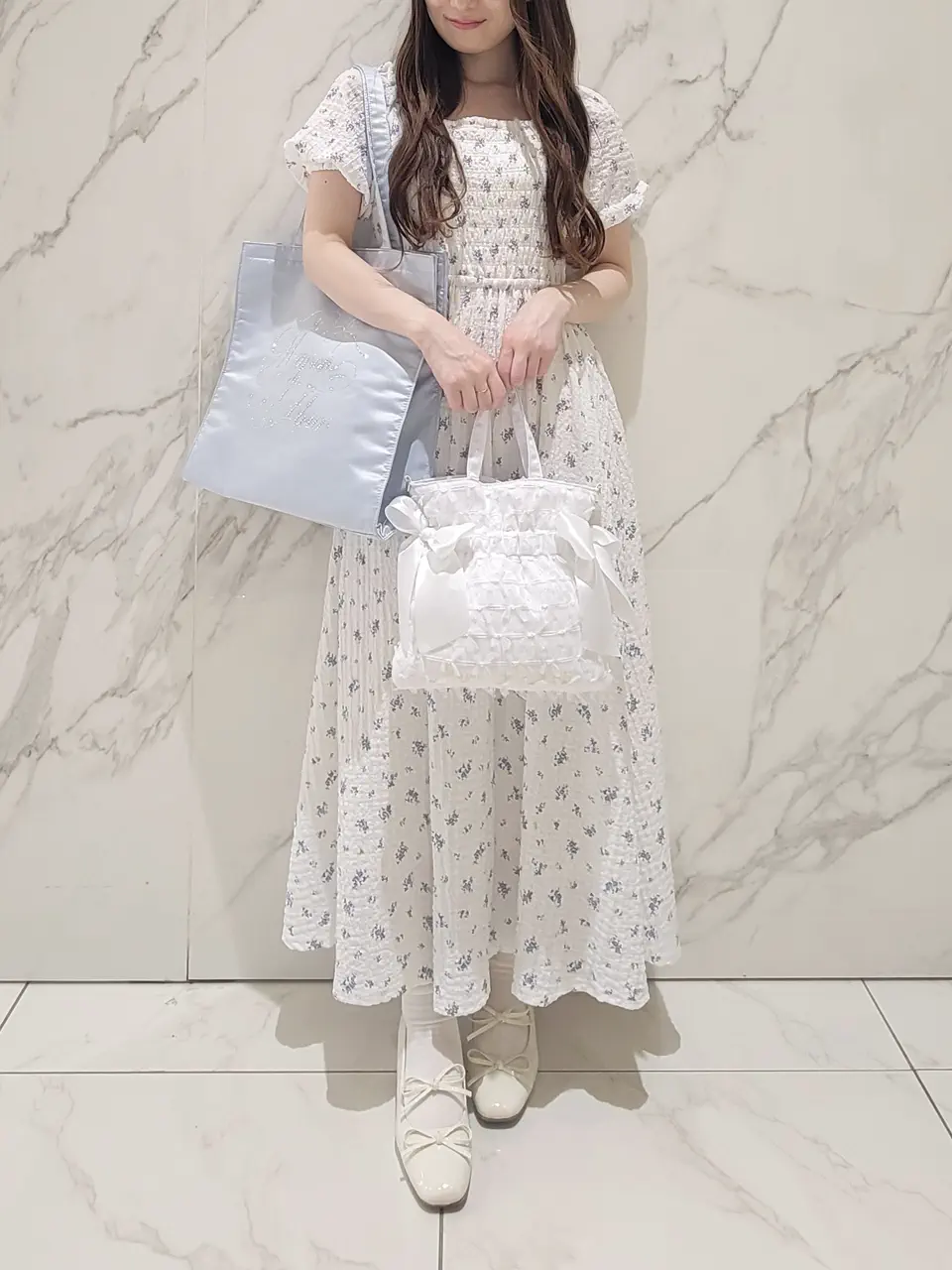 レースダブルリボン2Wayトートバッグ/Maison de FLEUR（メゾン ド
