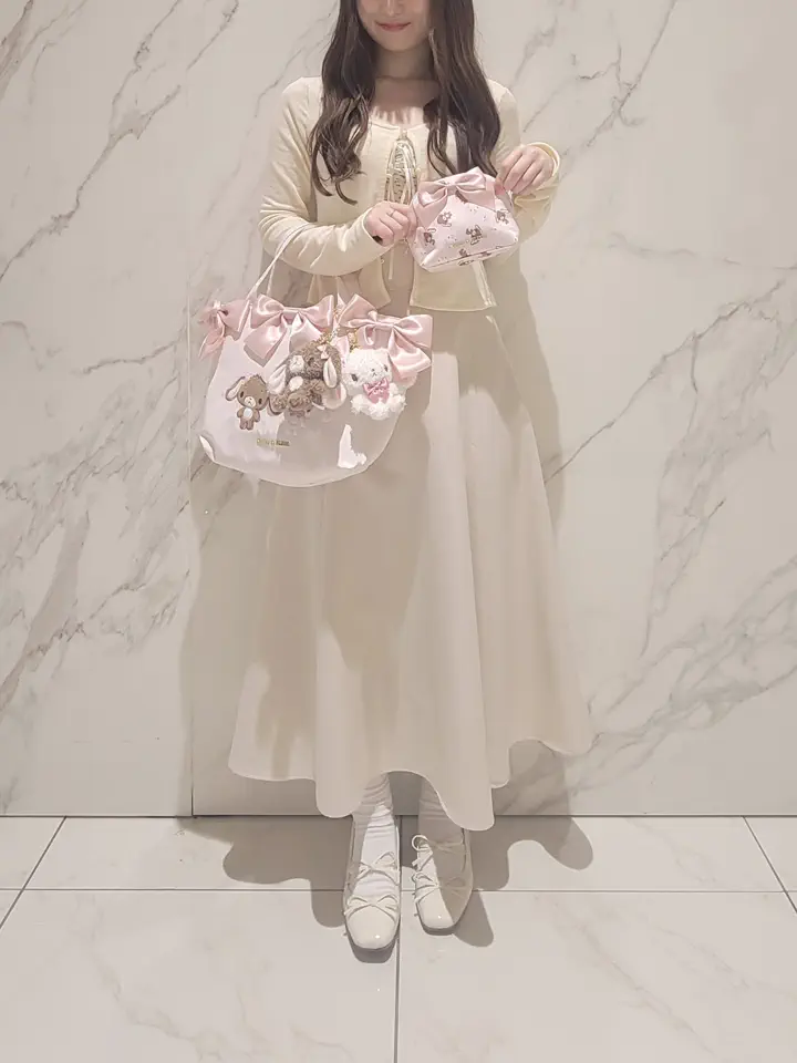 受注生産】シュガーバニーズ ラウンドポーチ/Maison de FLEUR（メゾン