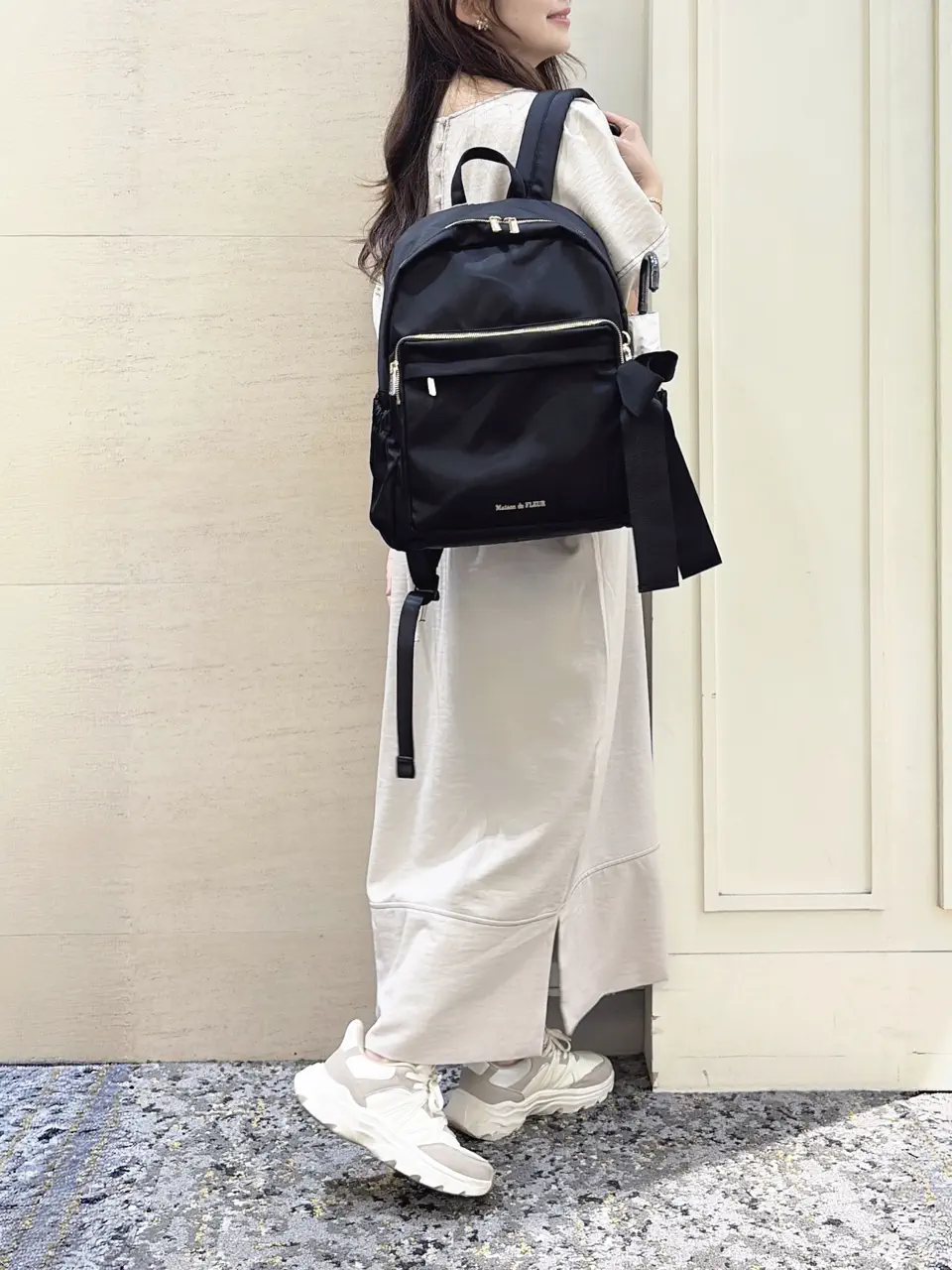 撥水加工/19L】キャリーオンリュック/Maison de FLEUR（メゾン ド