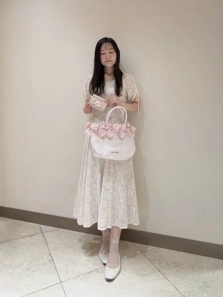 WEB限定カラーあり】ローズボリュームリボン2Wayトート/Maison de
