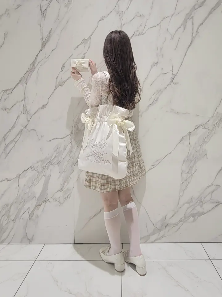 WEB限定カラーあり】ローズダブルリボントート/Maison de FLEUR WEB限定カラーあり】ローズダブルリボントート/Maison de FLEUR