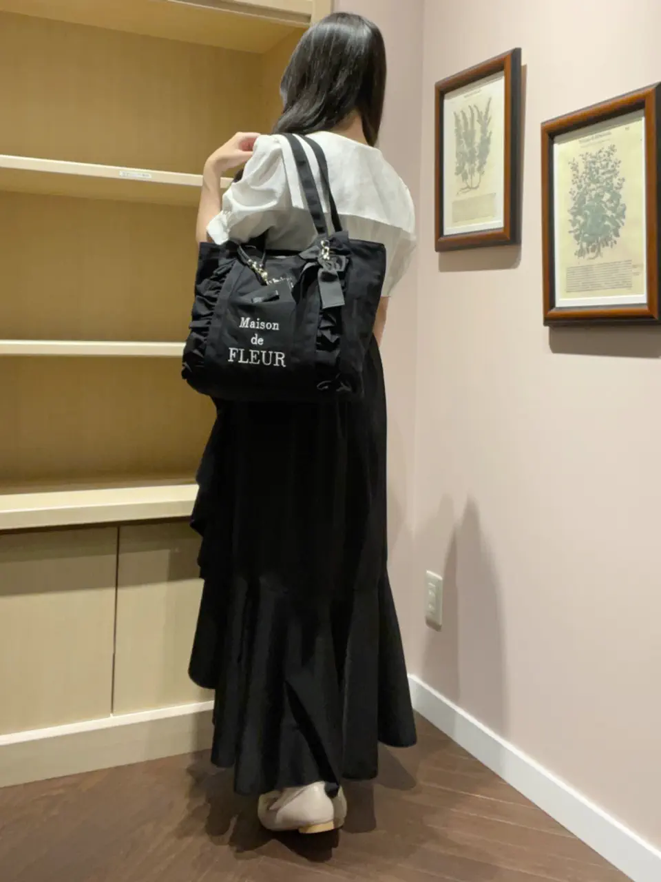 美*ち様 ジョリーフルール フラップファスナートート マイリトル