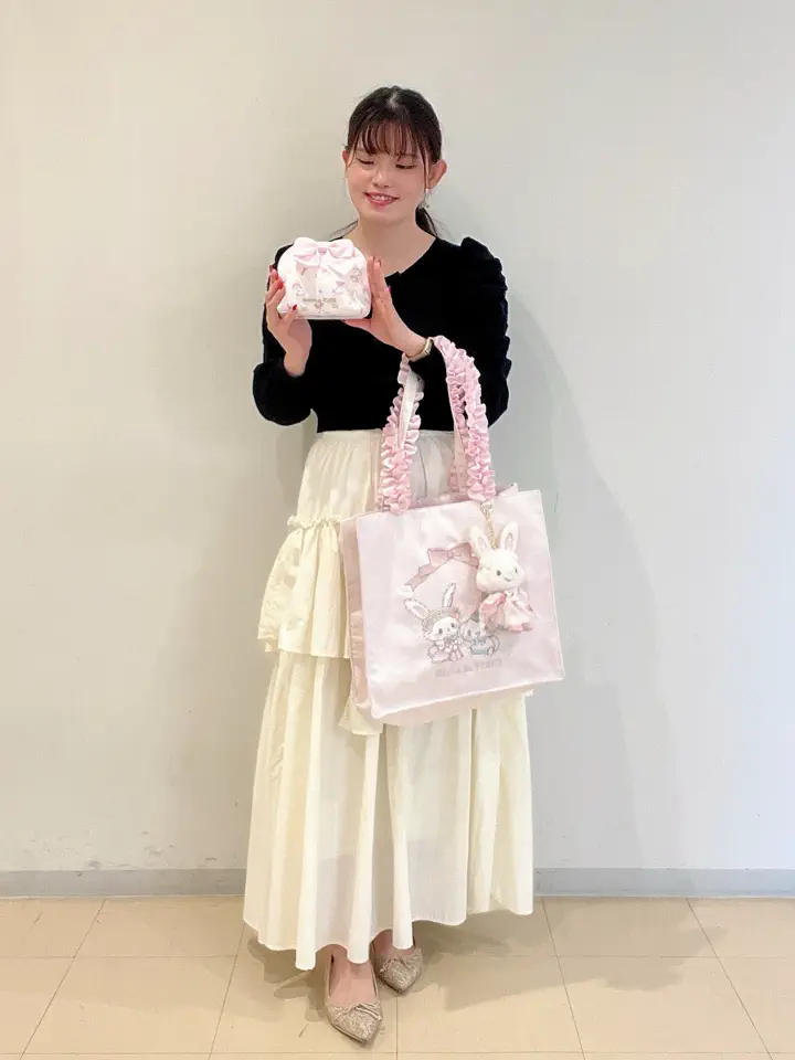 受注生産】ウィッシュミーメル&シナモロール フリルハンドルトート