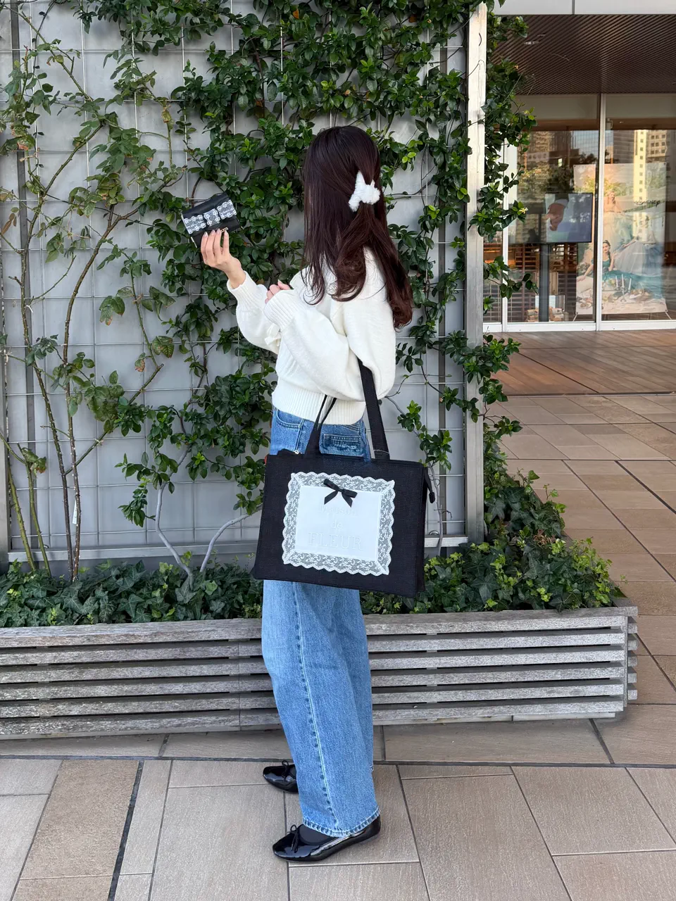 Maison de FLEUR Petite Robe canone　バスタオル 公式】Maison de FLEUR Petite Robe（メゾンドフルール プチローブ