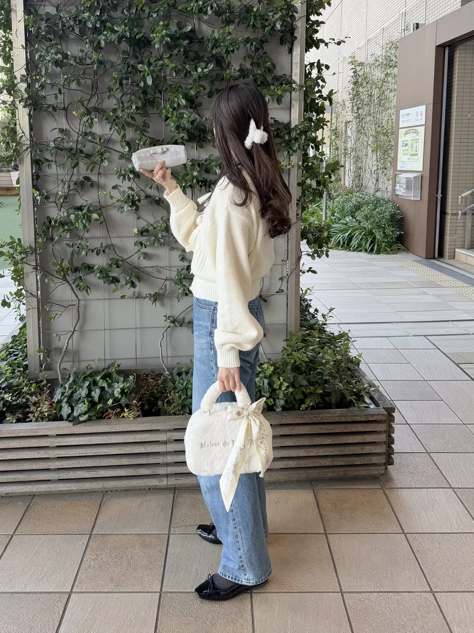 Maison de FLEUR Petite Robe canone　バスタオル 公式】Maison de FLEUR Petite Robe（メゾンドフルール プチローブ