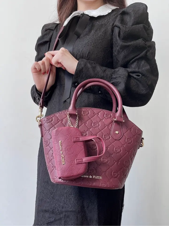 ミニボストンバッグチャーム/Maison de FLEUR（メゾン ド フルール）の