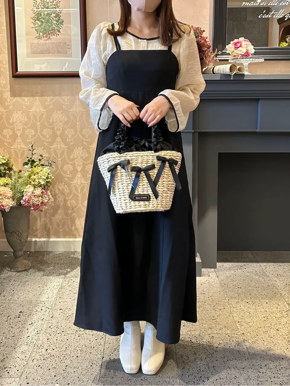 ダブルストラップキャミワンピース/earth music&ecology（アース