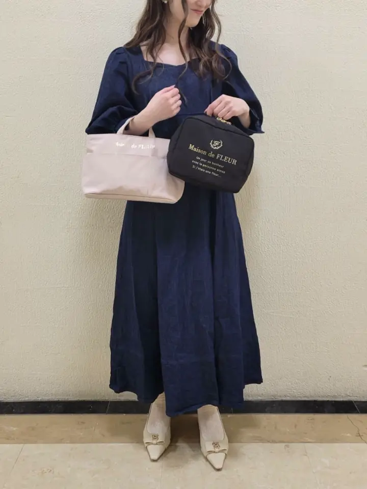 デニムワンピース/Maison de FLEUR Petite Robe（メゾンドフルール