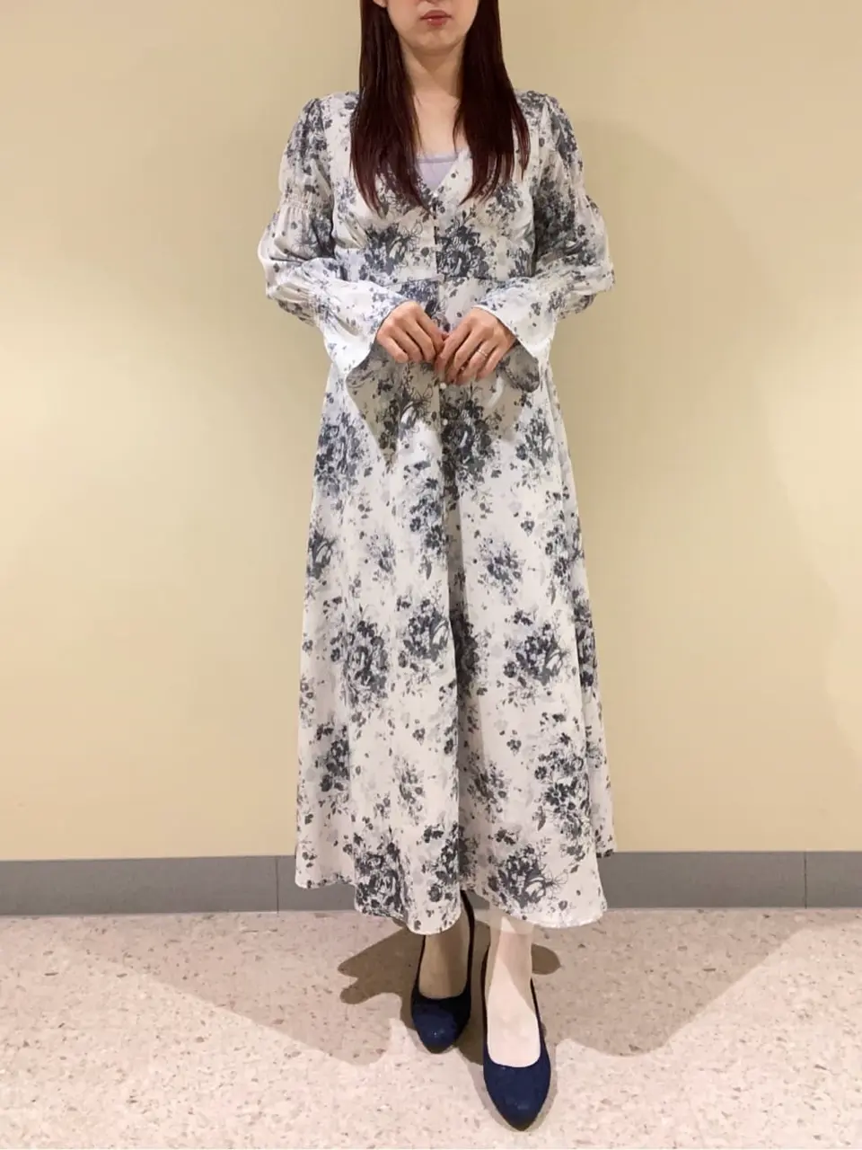 ≪USED≫フラワープリントワンピース/Maison de FLEUR Petite Robe