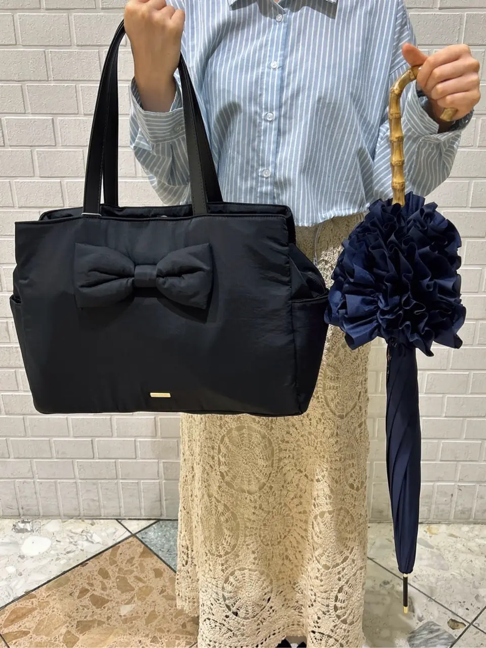 ヒートカットフリル長傘/Maison de FLEUR（メゾン ド フルール）の傘