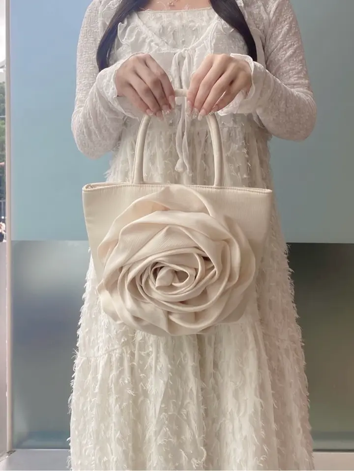 ビッグローズトートバッグ/Maison de FLEUR（メゾン ド フルール）の