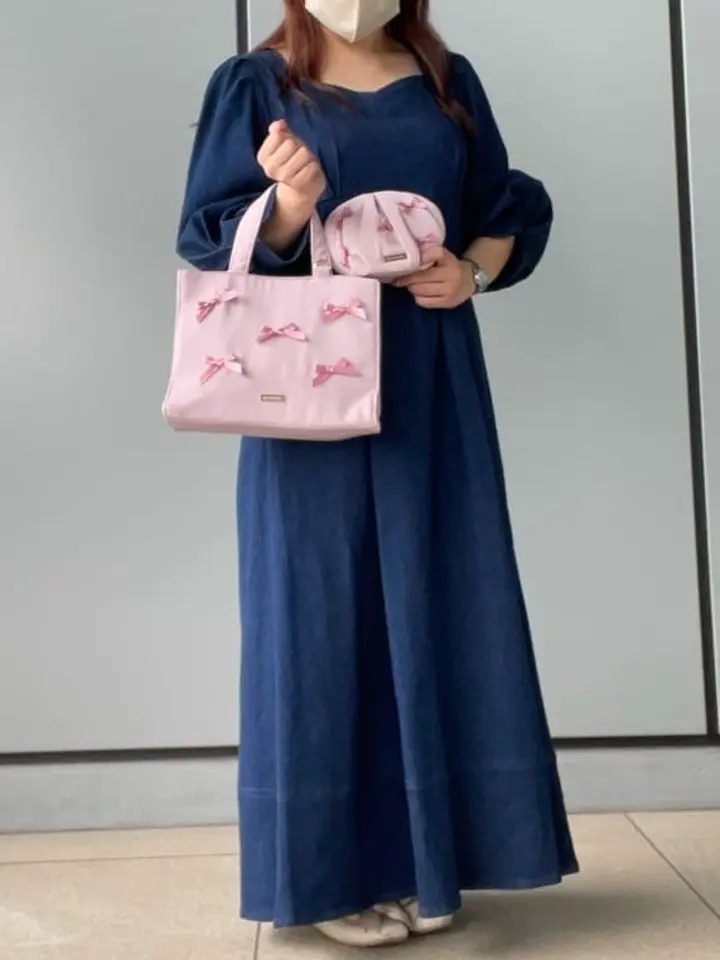 デニムワンピース/Maison de FLEUR Petite Robe（メゾンドフルール