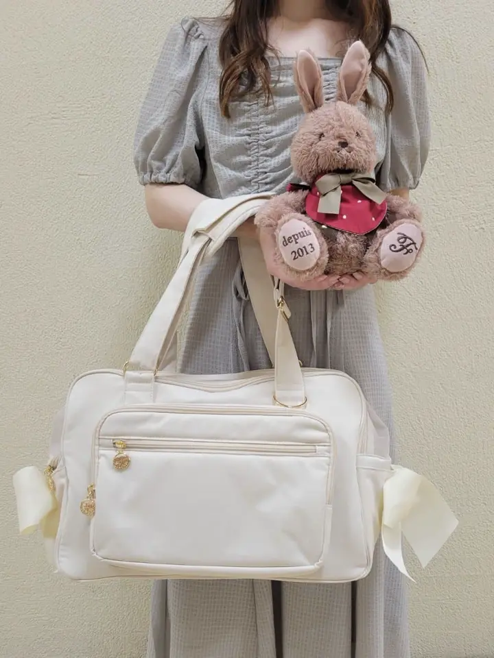 サイドリボンキャリーバッグ/Maison de FLEUR（メゾン ド フルール）の