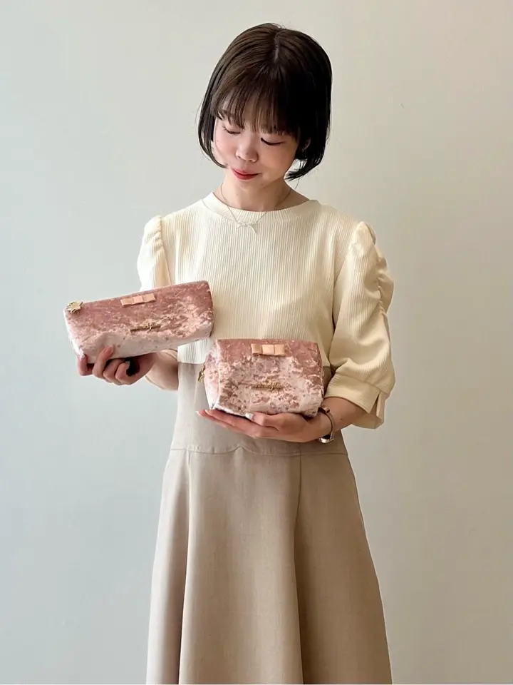 スタープリント横長ポーチ/Maison de FLEUR（メゾン ド フルール）の