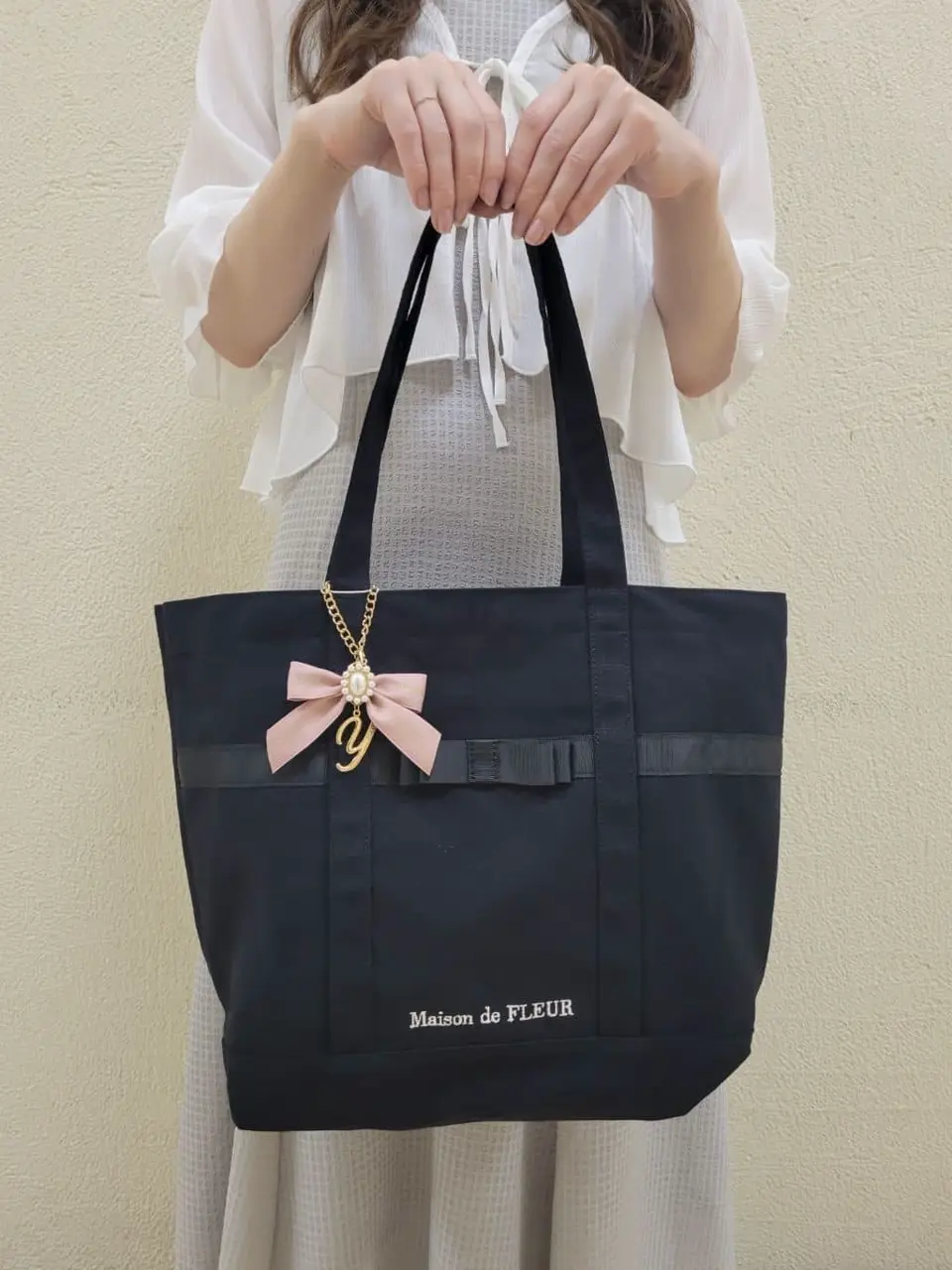 マルチポケット帆布トートMバッグ/Maison de FLEUR（メゾン ド